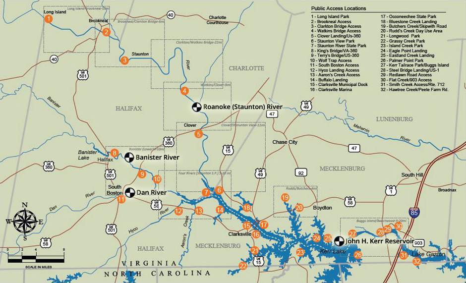 water level gauge map